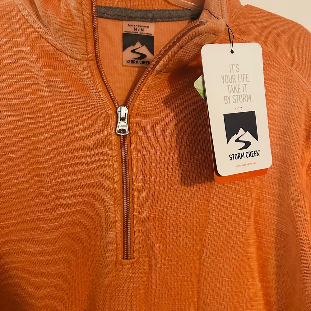 Men's Orange Sweater